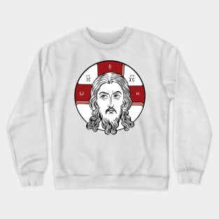 Icon Not Made With Hands | The Holy Face | Face of Christ Crewneck Sweatshirt